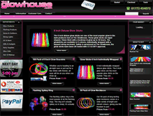 Tablet Screenshot of glow-sticks.org